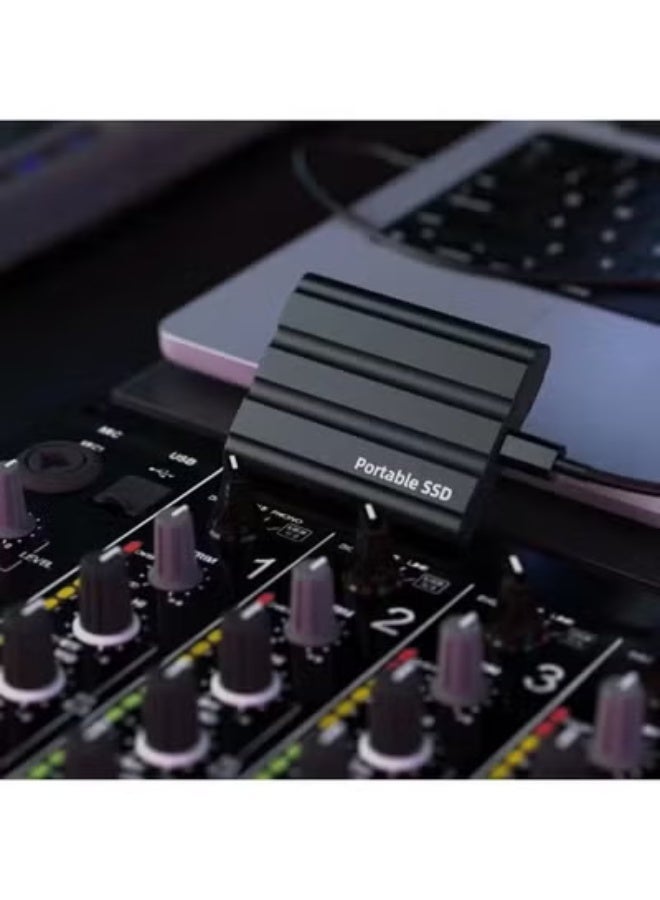 M.A&F's قرص صلب خارجي محمول 2 تيرابايت، محركات أقراص SSD صغيرة، محركات أقراص خارجية ذات حالة صلبة، قرص احتياطي للكمبيوتر، دعم نقل بيانات USB 3.1 إلى Type-C لأجهزة Windows XP PC Laptop و Mac - Image 4